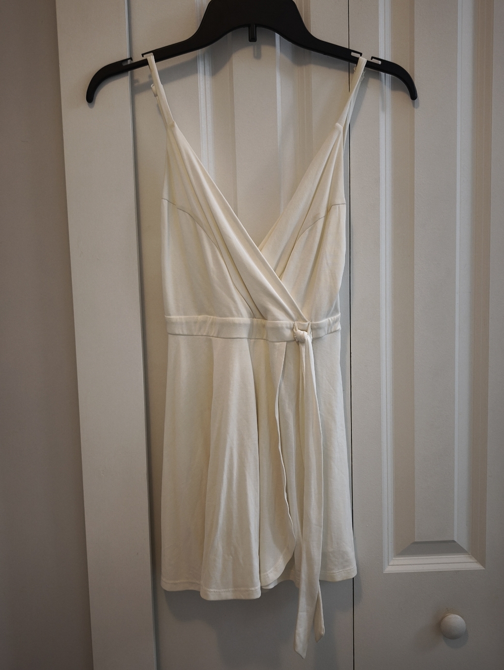 Kimchi Blue Cream Wrap Romper